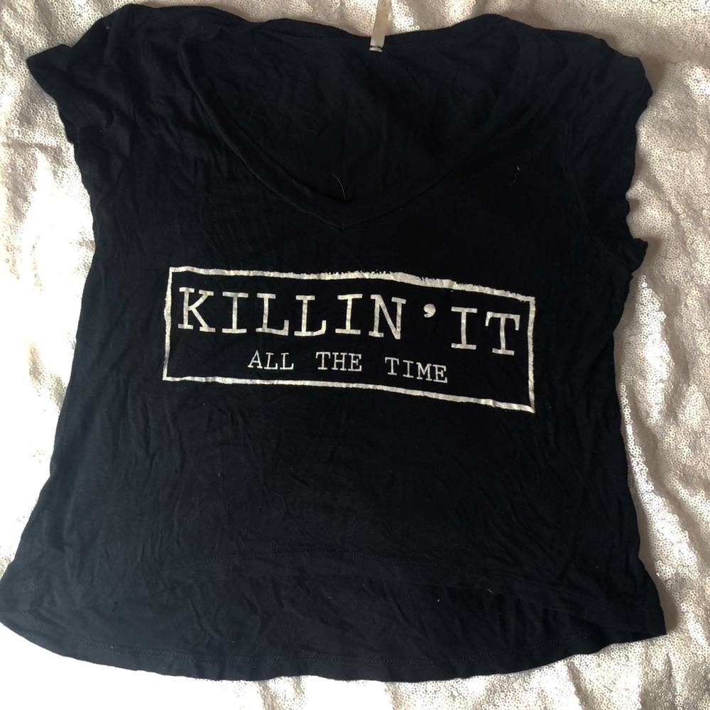 Killin’ it all the time crop top✨